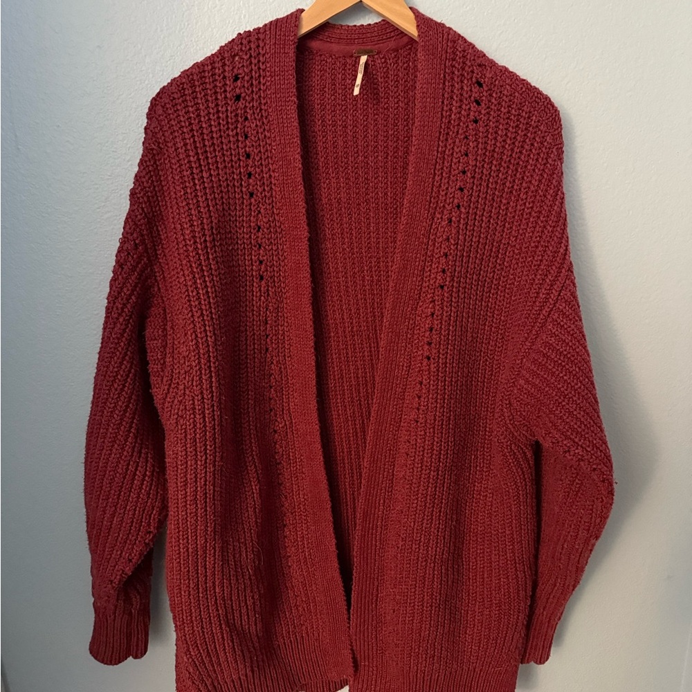 Free People Purple Nightingale Cardigan XS